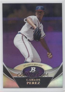 2011 Bowman Platinum - Prospects - Retail Purple Refractor #BPP58 - Carlos Perez