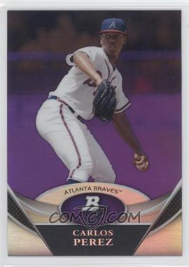 2011 Bowman Platinum - Prospects - Retail Purple Refractor #BPP58 - Carlos Perez