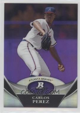 2011 Bowman Platinum - Prospects - Retail Purple Refractor #BPP58 - Carlos Perez