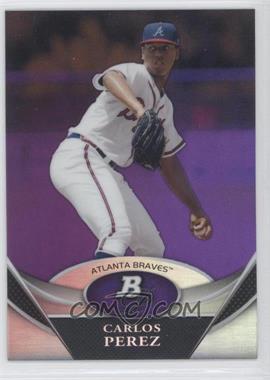 2011 Bowman Platinum - Prospects - Retail Purple Refractor #BPP58 - Carlos Perez