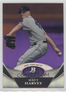 2011 Bowman Platinum - Prospects - Retail Purple Refractor #BPP66 - Matt Harvey