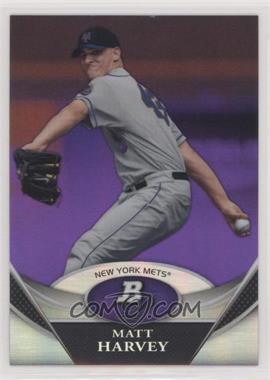 2011 Bowman Platinum - Prospects - Retail Purple Refractor #BPP66 - Matt Harvey