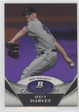 2011 Bowman Platinum - Prospects - Retail Purple Refractor #BPP66 - Matt Harvey