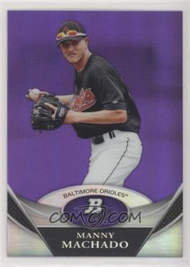 2011 Bowman Platinum - Prospects - Retail Purple Refractor #BPP83 - Manny Machado