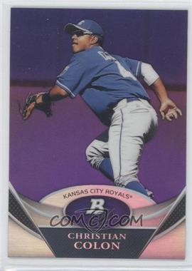 2011 Bowman Platinum - Prospects - Retail Purple Refractor #BPP96 - Christian Colon