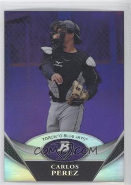 2011 Bowman Platinum - Prospects - Retail Purple Refractor #BPP97 - Carlos Perez