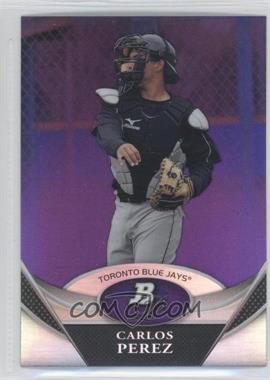 2011 Bowman Platinum - Prospects - Retail Purple Refractor #BPP97 - Carlos Perez