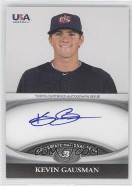 2011 Bowman Platinum - USA Baseball Autographs #USA-KG - Kevin Gausman