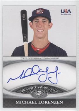 2011 Bowman Platinum - USA Baseball Autographs #USA-ML - Michael Lorenzen