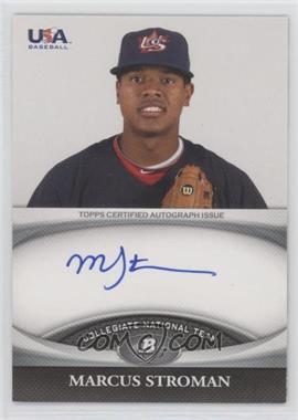 2011 Bowman Platinum - USA Baseball Autographs #USA-MS - Marcus Stroman
