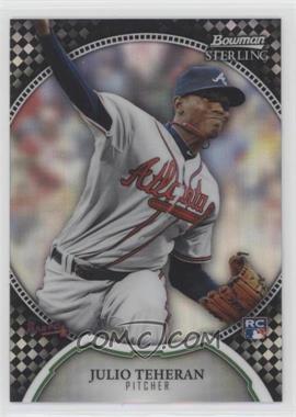 2011 Bowman Sterling - [Base] - Black Refractor #44 - Julio Teheran /25