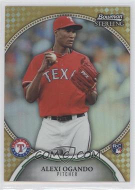 2011 Bowman Sterling - [Base] - Gold Refractor #37 - Alexi Ogando /50