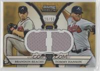 Brandon Beachy, Tommy Hanson #/50