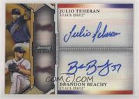 Julio Teheran, Brandon Beachy #/50