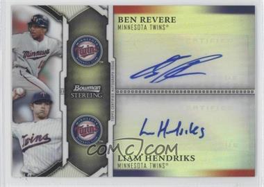 2011 Bowman Sterling - Dual Autographs - Refractor #BSDA-RH - Ben Revere, Liam Hendriks /99