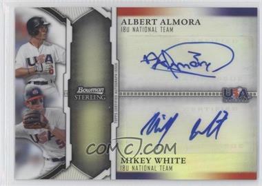 2011 Bowman Sterling - Dual Autographs - Refractor #USDA-AW - Albert Almora, Mikey White /99