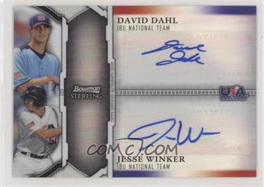 2011 Bowman Sterling - Dual Autographs - Refractor #USDA-DW - David Dahl, Jesse Winker /99