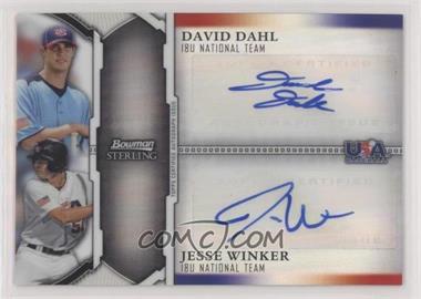 2011 Bowman Sterling - Dual Autographs - Refractor #USDA-DW - David Dahl, Jesse Winker /99