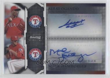 2011 Bowman Sterling - Dual Autographs #BSDA-OH - Alexi Ogando, Mark Hamburger /225