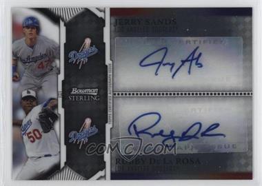 2011 Bowman Sterling - Dual Autographs #BSDA-SD - Jerry Sands, Rubby De La Rosa /225