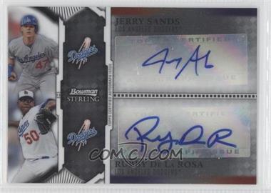2011 Bowman Sterling - Dual Autographs #BSDA-SD - Jerry Sands, Rubby De La Rosa /225