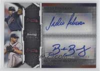 Julio Teheran, Brandon Beachy #/225