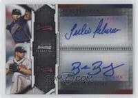 Julio Teheran, Brandon Beachy #/225