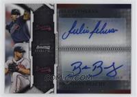 Julio Teheran, Brandon Beachy #/225