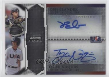 2011 Bowman Sterling - Dual Autographs #USDA-EN - Josh Elander, Tyler Naquin /299