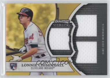 2011 Bowman Sterling - Gold Refractor Triple Rookie Relics #GTR-LC - Lonnie Chisenhall /50