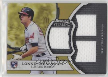 2011 Bowman Sterling - Gold Refractor Triple Rookie Relics #GTR-LC - Lonnie Chisenhall /50