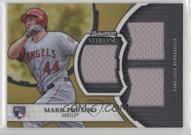 2011 Bowman Sterling - Gold Refractor Triple Rookie Relics #GTR-TC - Mark Trumbo /50