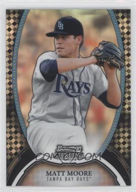 2011 Bowman Sterling - MLB Future Stars - Black Refractor #7 - Matt Moore /25