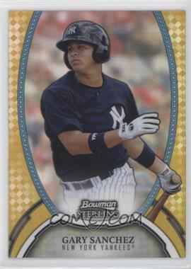 2011 Bowman Sterling - MLB Future Stars - Gold Refractor #14 - Gary Sanchez /50