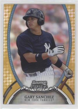 2011 Bowman Sterling - MLB Future Stars - Gold Refractor #14 - Gary Sanchez /50