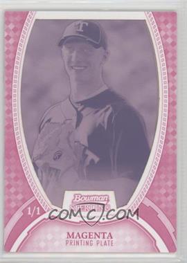 2011 Bowman Sterling - MLB Future Stars - Printing Plate Magenta #50 - Kevin Matthews /1