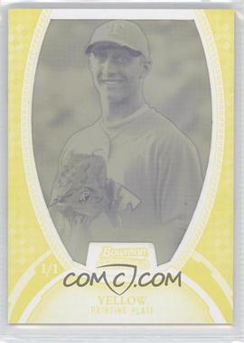 2011 Bowman Sterling - MLB Future Stars - Printing Plate Yellow #50 - Kevin Matthews /1