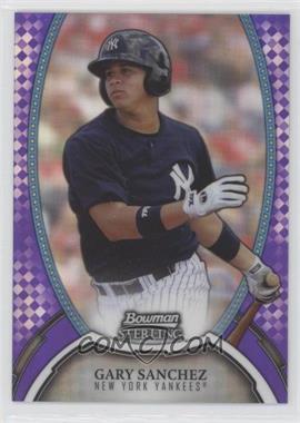 2011 Bowman Sterling - MLB Future Stars - Purple Refractor #14 - Gary Sanchez /10