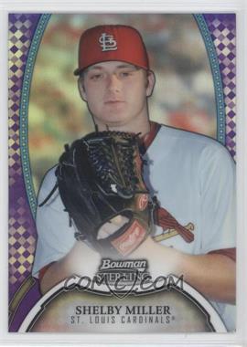 2011 Bowman Sterling - MLB Future Stars - Purple Refractor #2 - Shelby Miller /10