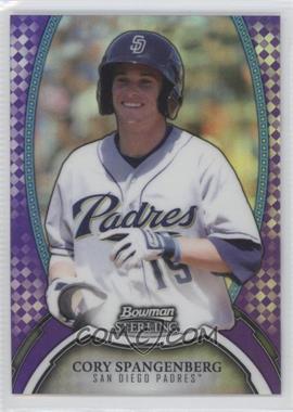 2011 Bowman Sterling - MLB Future Stars - Purple Refractor #33 - Cory Spangenberg /10