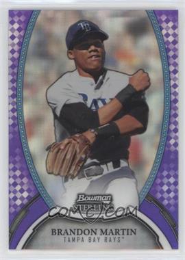 2011 Bowman Sterling - MLB Future Stars - Purple Refractor #39 - Brandon Martin /10