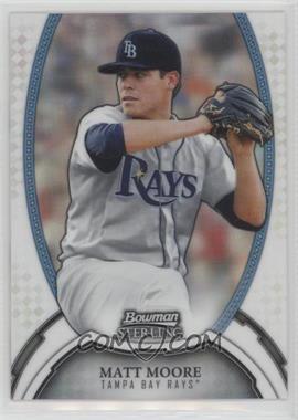 2011 Bowman Sterling - MLB Future Stars - Refractor #7 - Matt Moore /199