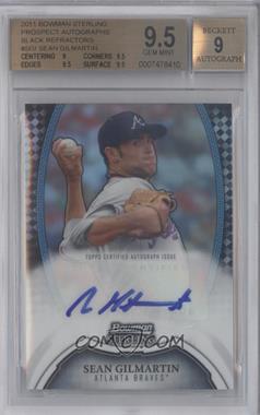 2011 Bowman Sterling - Prospect Autographs - Black Refractor #BSP-SGI - Sean Gilmartin /25 [BGS 9.5 GEM MINT]