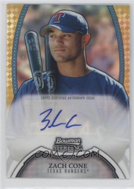 2011 Bowman Sterling - Prospect Autographs - Gold Refractor #BSP-ZC - Zach Cone /50