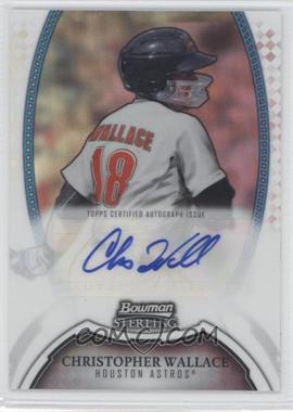 2011 Bowman Sterling - Prospect Autographs - Refractor #BSP-CW - Christopher Wallace /199