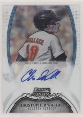 2011 Bowman Sterling - Prospect Autographs - Refractor #BSP-CW - Christopher Wallace /199