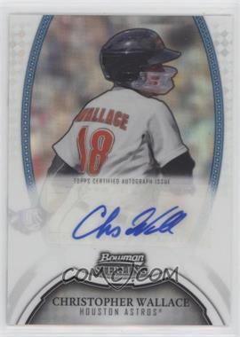 2011 Bowman Sterling - Prospect Autographs - Refractor #BSP-CW - Christopher Wallace /199