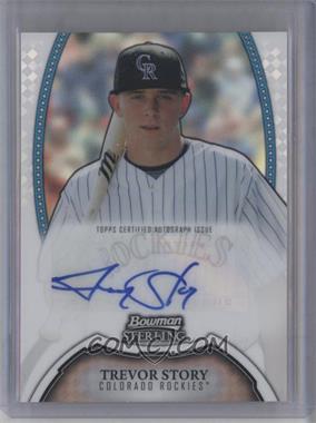 2011 Bowman Sterling - Prospect Autographs - Refractor #BSP-TS - Trevor Story /199