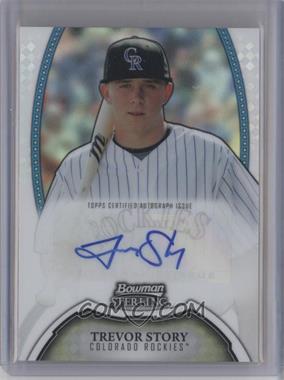 2011 Bowman Sterling - Prospect Autographs - Refractor #BSP-TS - Trevor Story /199