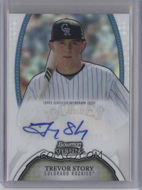 2011 Bowman Sterling - Prospect Autographs - Refractor #BSP-TS - Trevor Story /199